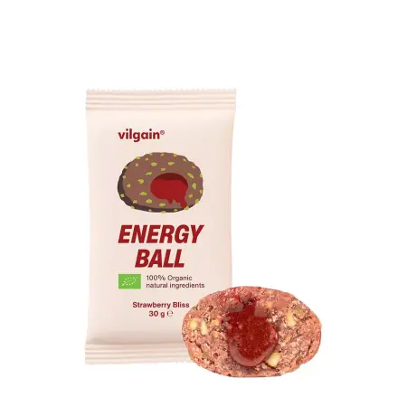 Vilgain Bio Energy Ball (30 g, Strawberry Bliss) - Vilgain