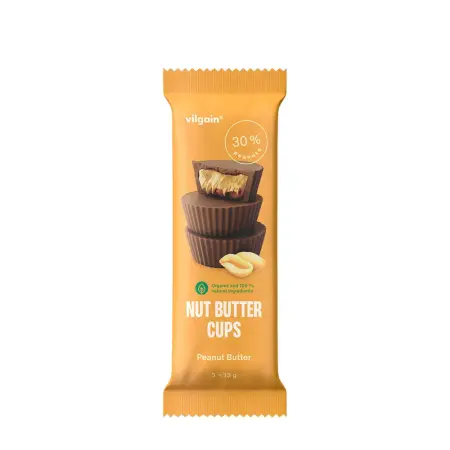 Vilgain Bio Nut Butter Cups Peanut Butter (39 g) - Vilgain
