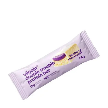 Vilgain Double Trouble Protein Bar Blueberry Cheesecake (55 g) - Vilgain