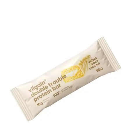 Vilgain Double Trouble Protein Bar Velvet Coco Almond (55 g) - Vilgain