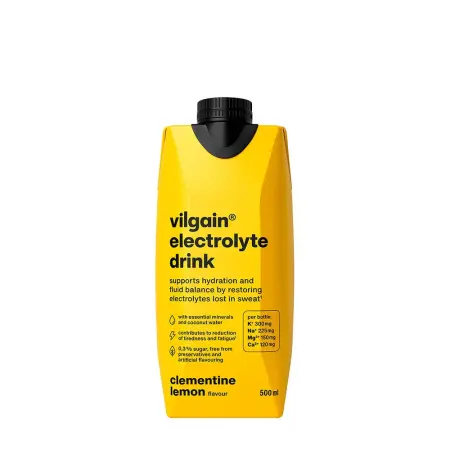 Vilgain Electrolyte Drink (500 ml, Clementine Mango) - Vilgain