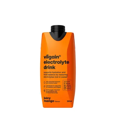 Vilgain Electrolyte Drink (500 ml, Juicy Mango) - Vilgain