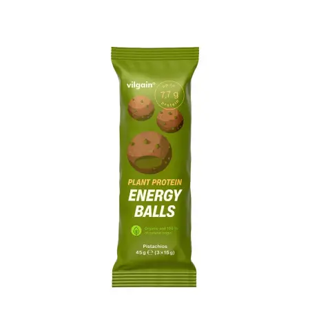 Vilgain Plant Protein Energy Balls BIO Pistachios (45 g) - Vilgain