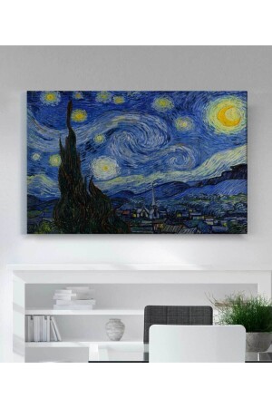 Vincent Van Gogh Starry Night Canvas Print mmc64 - StellaStore