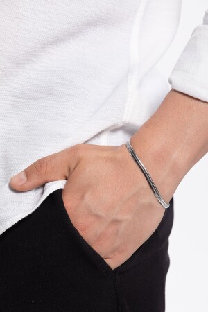 Vingilot Men's Italian Mesh Steel Bracelet - Qas