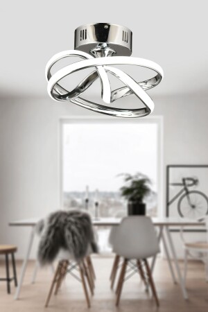 Vino Riserva Model Chrome Plated Metal Living Room Kitchen Living Bedroom Modern Led Plafonier Chandelier - Luna Lighting