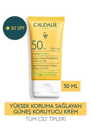 Vinosun Sonnenschutzcreme mit hohem Schutzfaktor 50, 50 ml, 374 - Caudalie