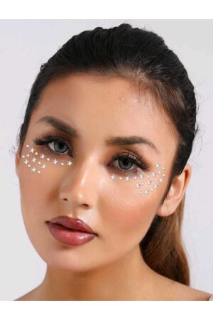 Vintage Star Model 100 Pieces Face And Body Stone Sticker Stone - Mutlubidünya