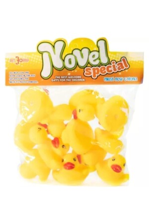 Vinyl Duck 12-Piece Bath Toy Novel 12 Pieces - Novela