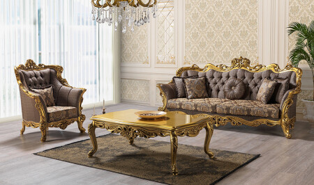 Viola Classic Sofa Set - Cadde Yıldız
