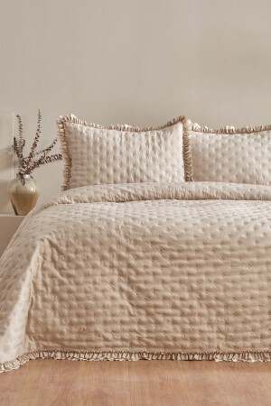 Viona Single Bedspread Set Beige - Karaca Home