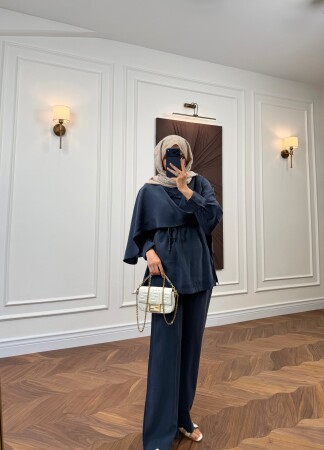 Virel Belted Team - Navy Blue - Duendeca