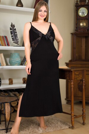 Viskosestoff Mutterkleid Nachthemd Battal 7227 - Jenny Daphne
