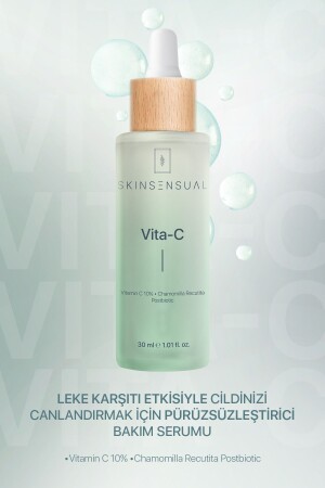 Vita-c Vitamin C 10%, Postbiotic and Skin Tone Equalizing Skin Care Serum 30 ml TYC00267486748 - Skin Sensual