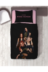 Vita Desing Black Pink 3d Baskılı Tek Kişilik Nevresim Takımı 6011blnk21 - hediyechy