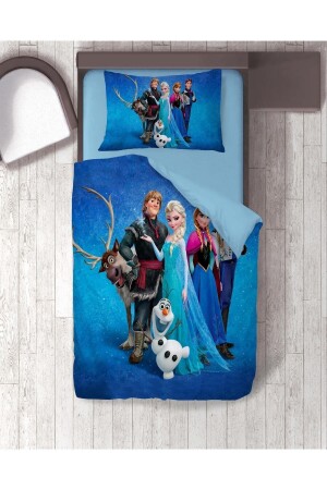 Vita Desing Elsa bedrucktes Einzelbettbezug-Set elsa2010 - hediyevita