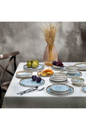 Vita Dinner Set 24 Pieces-blue 1S7620-01001-MAV01 - Schafer