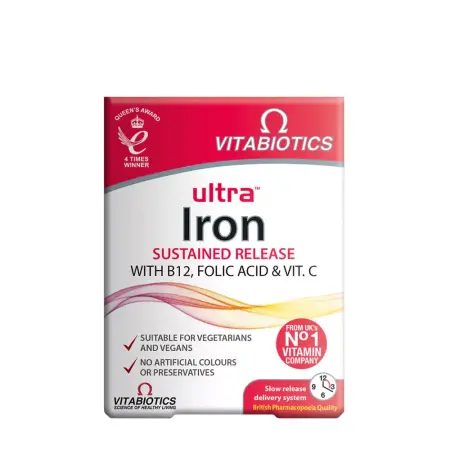 Vitabiotics Ultra Iron (30 Tablets) - Vitabiotics