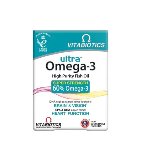 Vitabiotics Ultra Omega-3 (60 Capsules) - Vitabiotics