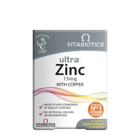 Vitabiotics Ultra Zinc 15 mg (60 Tablets) - Vitabiotics
