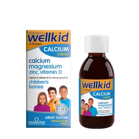 Vitabiotics Wellkid Calcium Liquid (150 ml) - Vitabiotics