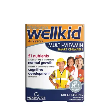 Vitabiotics Wellkid Chewable Tablets (30 Tablets) - Vitabiotics
