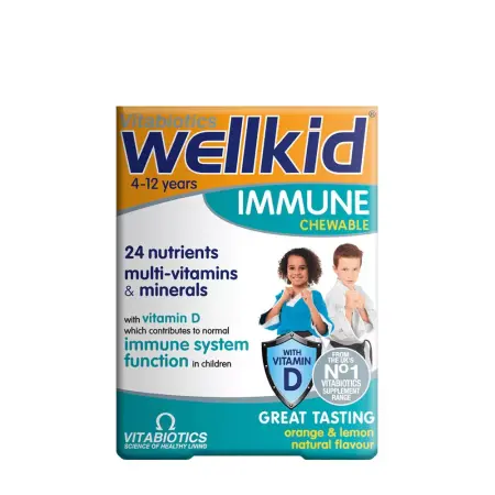 Vitabiotics Wellkid Immune Chewable (30 Tablets) - Vitabiotics