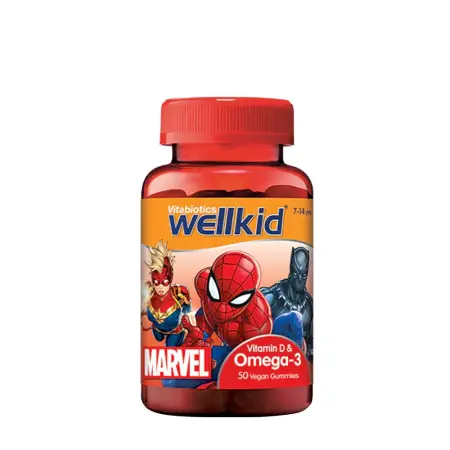 Vitabiotics Wellkid Marvel Omega-3 (50 Gummies) - Vitabiotics
