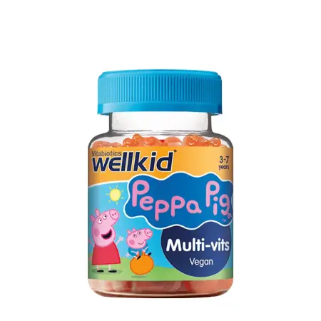 Vitabiotics Wellkid Peppa Pig Multi-Vits (30 Gummies, Strawberry) - Vitabiotics