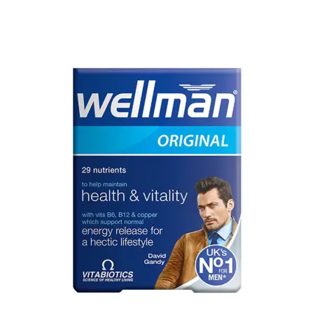 Vitabiotics Wellman Original - Multvitamin For Men (30 Tablets) - Vitabiotics