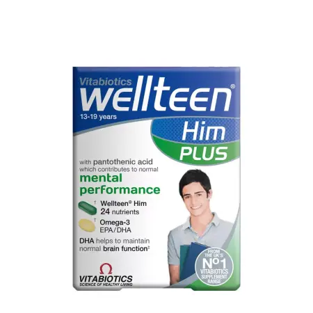 Vitabiotics Wellteen Him Plus (56 Tablets) - Vitabiotics