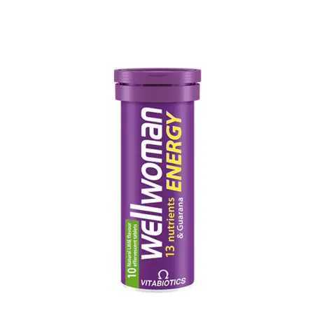 Vitabiotics Wellwoman Energy (10 Effervescent Tablets, Lime) - Vitabiotics