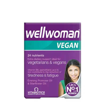Vitabiotics Wellwoman Vegan (60 Tablets) - Vitabiotics