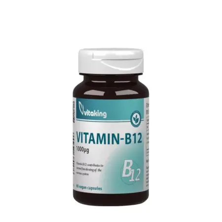 Vitaking B-12 Vitamin Vege (60 Veg Capsules) - Vitaking