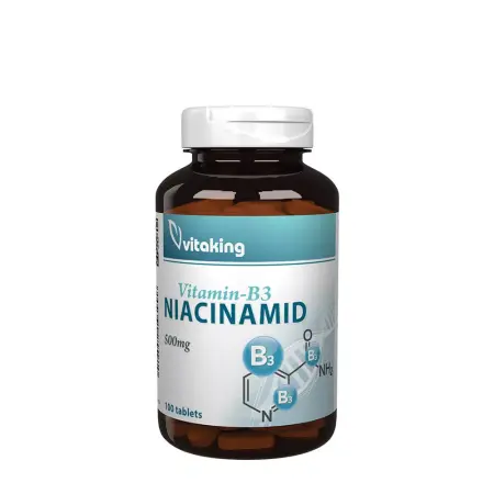 Vitaking B3 Niacinamid 500 mg (100 Tablets) - Vitaking