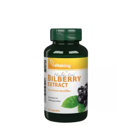 Vitaking Bilberry Extract 470 mg (90 Capsules) - Vitaking