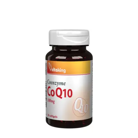 Vitaking CoQ10 Coenzyme 100 mg (30 Softgels) - Vitaking