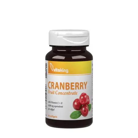 Vitaking Cranberry Fruit Concentrate + C + E 4200 mg (90 Softgels) - Vitaking