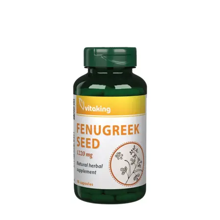 Vitaking Fenugreek seed 610 mg (90 Capsules) - Vitaking