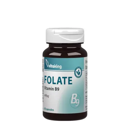 Vitaking Folate Vitamin B9 (60 Capsules) - Vitaking