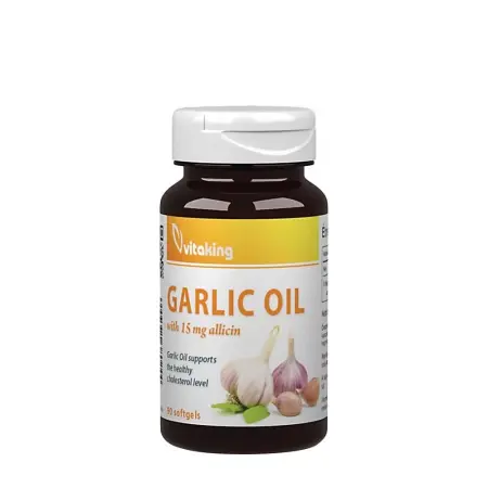 Vitaking Garlic Oil with 15 mg allicin (90 Softgels) - Vitaking