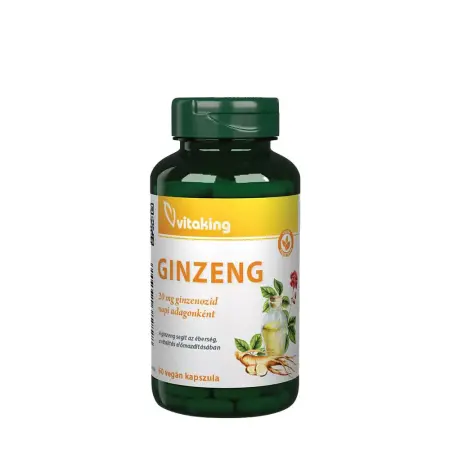 Vitaking Ginseng Extract 100 mg (60 Capsules) - Vitaking