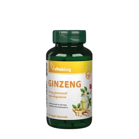 Vitaking Ginseng Extract 100 mg (60 Capsules) - Vitaking