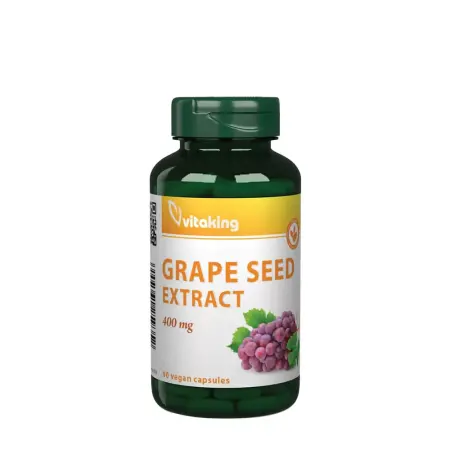 Vitaking Grapeseed Extract 400 mg (90 Veg Capsules) - Vitaking