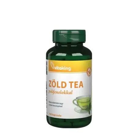 Vitaking Green Tea Extract with Polyphenols (100 Capsules) - Vitaking