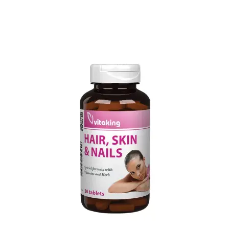 Vitaking Hair Skin & Nails Vitamin (30 Tablets) - Vitaking