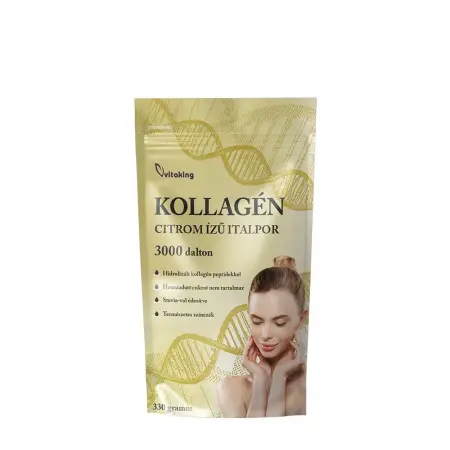 Vitaking Hydrolysed Beef Collagen (330 g, Lemon) - Vitaking