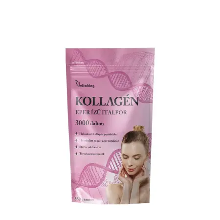 Vitaking Hydrolysed Beef Collagen (330 g, Strawberry) - Vitaking