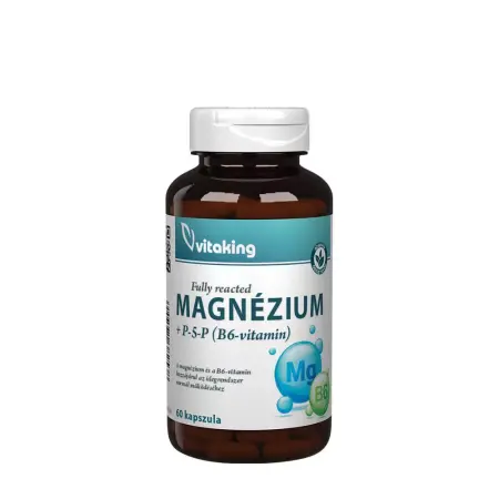 Vitaking Magnesium Bisglycinate + Vitamin B6 (P5P) (60 Capsules) - Vitaking