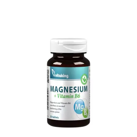 Vitaking Magnesium Citrate + B6 (30 Tablets) - Vitaking